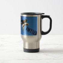Hawk in descent with "Stay Focused" slogan Mug