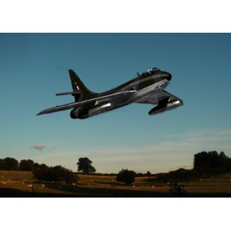Hawker Hunter card