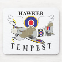 hawker tempest mousepad