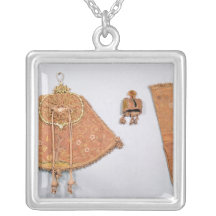 Hawking set of pouch, glove and hood, French Jewelry