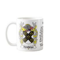 Hawkins Family Coat of Arms mugs