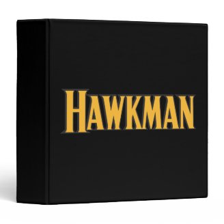 Hawkman Logo 3 Ring Binder