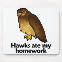Hawks ate my homework mousepads