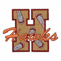 Hawks embroidered shirts