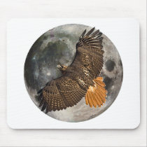 Hawks Moon Mouse Pad