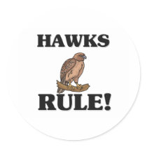HAWKS Rule! stickers by AnimalShirts HAWKS Rule! stickers