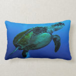 Hawksbill Sea Turtle Throw Pillow