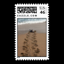 Hawksbill Turtle Trek postage stamp stamps