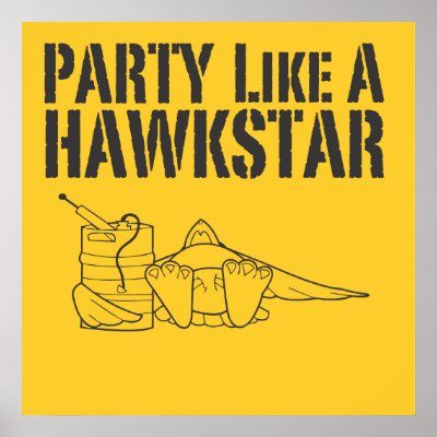 Hawkstar Poster by tailgatebarn