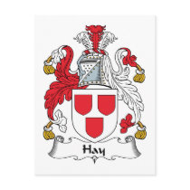 Hay Family Crest postcards by coatsofarms Hay Family Crest postcards