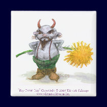 Hay Fever Imp Magnet by whimsicaldreams Hay Fever Imp Magnet