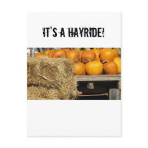 Hay Ride postcards