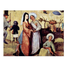 Hay Wain Triptych Central Panel: The Hay Wain Deta Post Card
