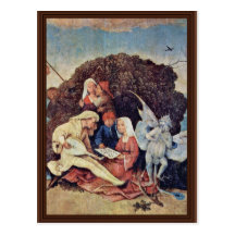 Hay Wain Triptych Central Panel: The Hay Wain Deta Post Card
