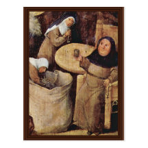 Hay Wain Triptych Central Panel: The Hay Wain Deta Postcard