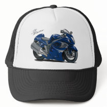 Hayabusa Dark Blue Bike Trucker Hats