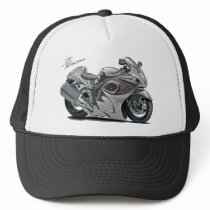 Hayabusa Grey Bike Mesh Hats