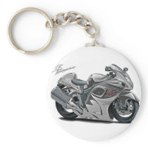 Hayabusa Grey Bike Keychains
