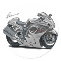 Hayabusa Grey Bike Stickers