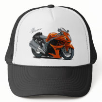 Hayabusa Orange Bike Trucker Hats