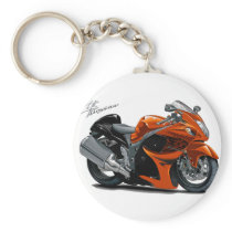 Hayabusa Orange Bike Keychain