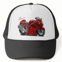 Hayabusa Red Bike Trucker Hats