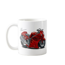 Hayabusa Red Bike Coffee Mugs