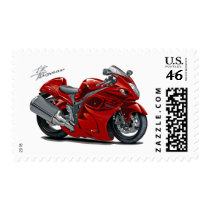 Hayabusa Red Bike Postage