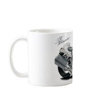 Hayabusa White Bike Mugs