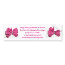 HayDeBug Ribbons & BowsCustom Handmade Hairbows... bumper stickers by andrea0268 HayDeBug Ribbons & BowsCustom Handmade Hairbows... bumper stickers