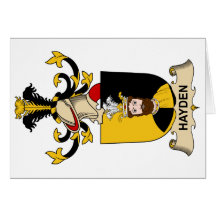 Hayden Family Crest Cards