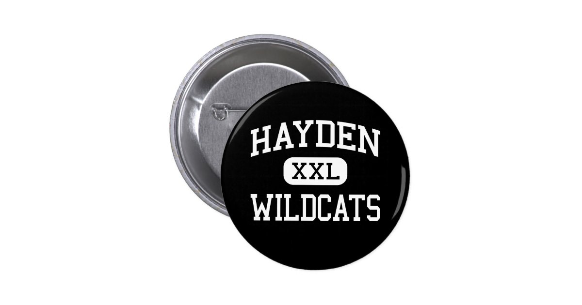 Hayden Wildcats High School Hayden Alabama Pinback Button Zazzle