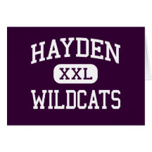 Hayden - Wildcats - High School - Topeka Kansas Greeting Cards