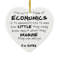 Hayek - The Curious Task of Economics ornaments