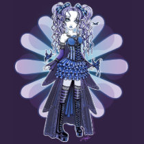 "Haylee" Gothic Couture Butterfly Fairy Tank Top t-shirts