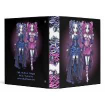 Haylee & Maegan Gothic Fairies Avery Binder
