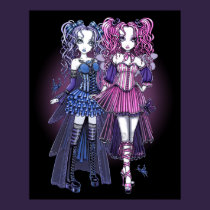 Haylee & Maegan Gothic Fairies Poster posters