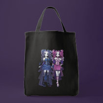 Haylee & Maegan Gothic Friend Fairies Canvas Tote bags