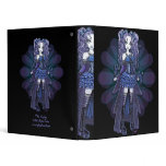 "Haylee" Purple Tattoo Butterfly Fairy Art Binder
