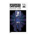 "Haylee" Purple Tattoo Butterfly Fairy Art Postage