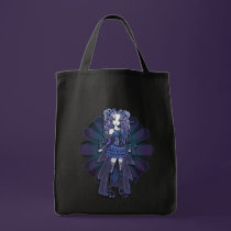 "Haylee" Purple Tattoo Butterfly Fairy Canvas Tote bags