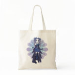 "Haylee" Purple Tattoo Butterfly Fairy Canvas Tote Bag