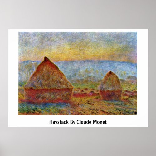 Haystack By Claude Monet Posters