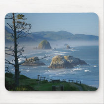 Haystack Rock, Cannon Beach, Oregon mousepads