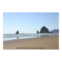Haystack Rock - Cannon Beach, Oregon posters