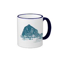 Haystack Rock Illustration Mug