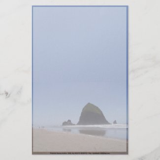 Haystack Rock Personalized Stationery