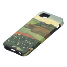 Haystacks in Brittany, Potato Field; Paul Gauguin iPhone 5 Cases