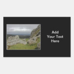 Haytor. Rocks in Devon England. Sticker