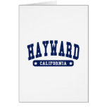 Hayward California College Style tee shirts Greeting Card